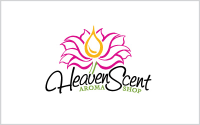 Heaven Scent Aroma Shop Logo