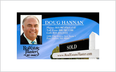 Business card for real estate agent