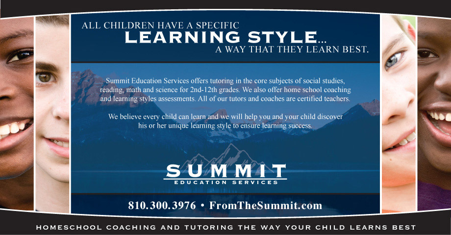 Trade show display for Summit Education Services